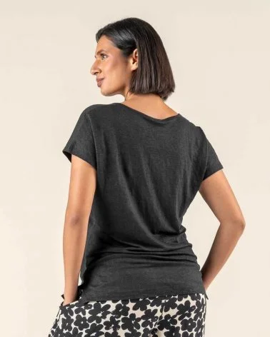 Robinia - T-Shirt donna in 100% Lino