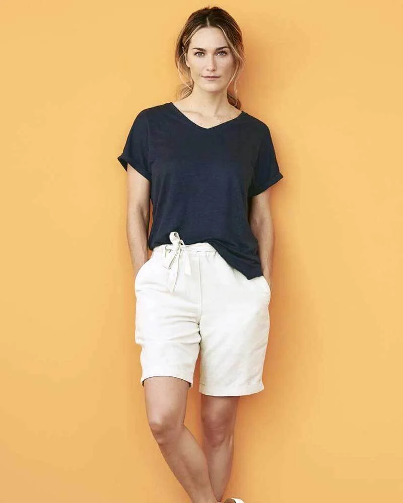 Shorts lino donna online